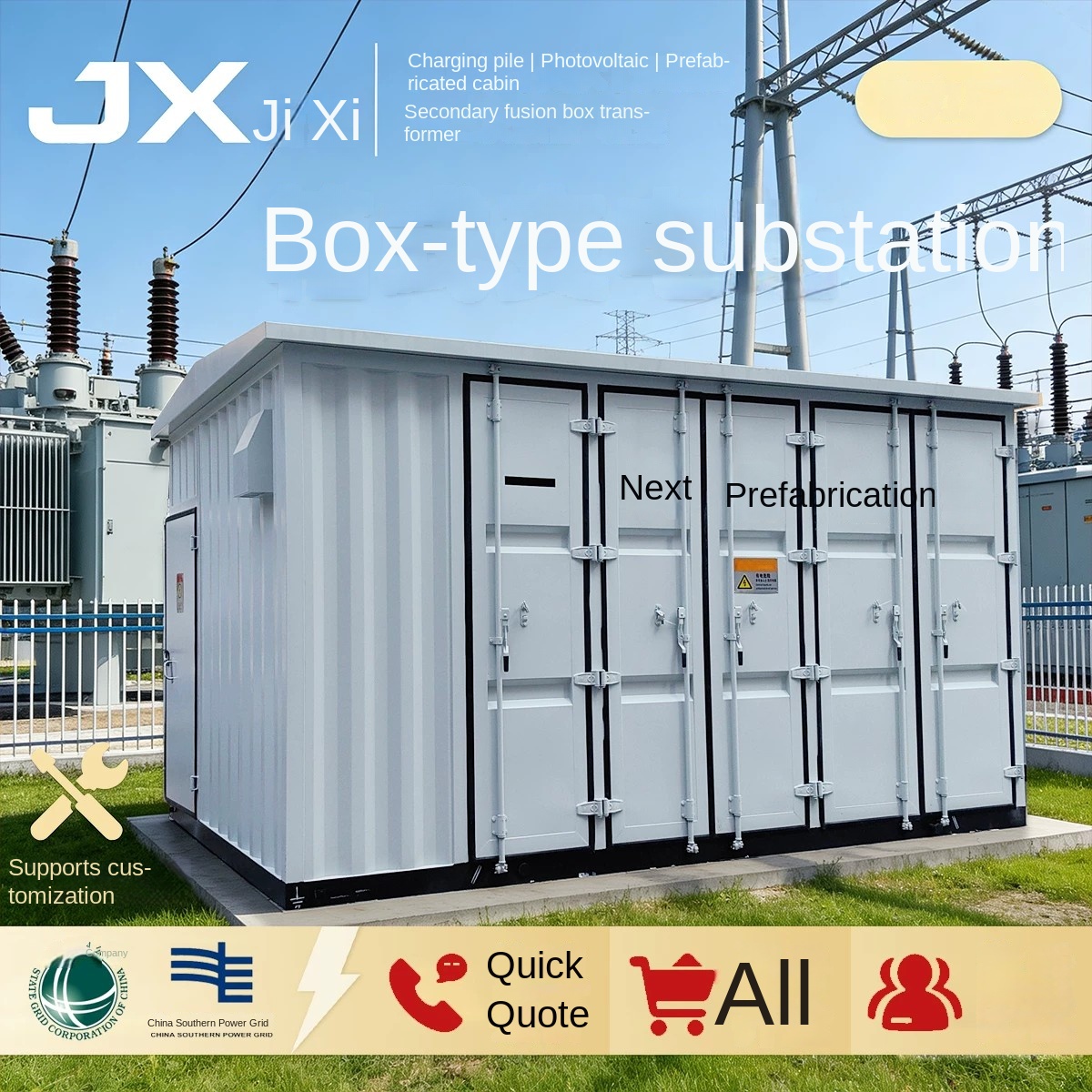 10kV Energy Storage Ring Main Unit Type Box Substation 100/160/315/400kVA Complete Transformer Set by Sanlita China factory manufacture wholesale supplier