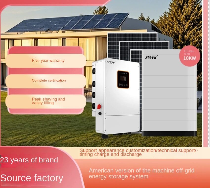 10KW Hybrid Solar Power System for Home Villa Off Grid On Grid LiFePO4 Battery Storage All in One by Sanlita China factory manufacture wholesale supplier