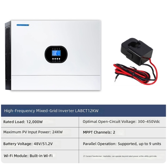 12KW Solar Inverter MPPT Hybrid Off Grid On Grid Inverter 6.5 Parallel by Sanlita China factory manufacture wholesale supplier
