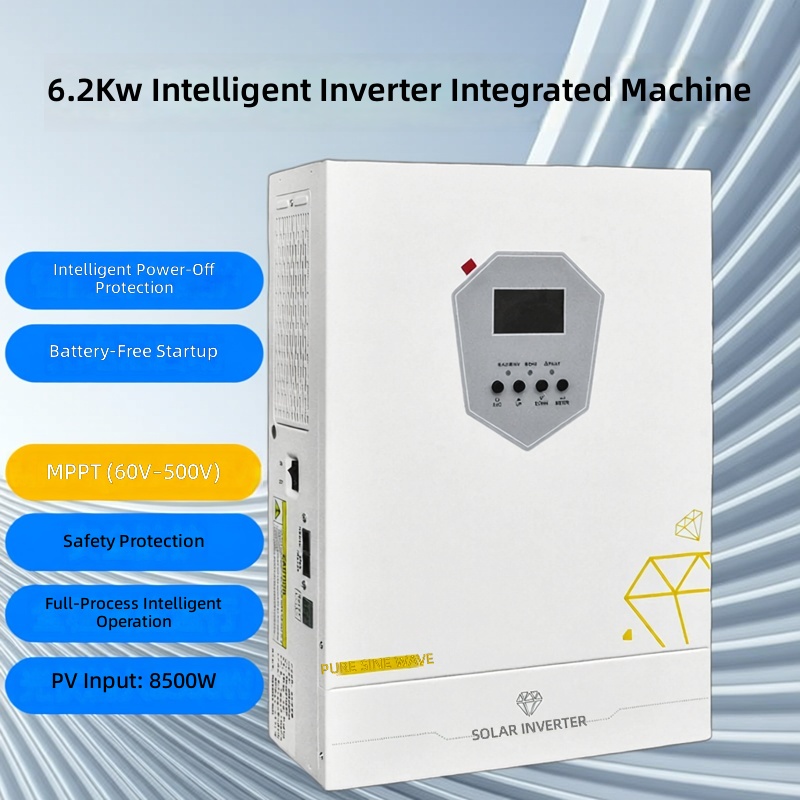 6.2KW Smart Hybrid Solar Inverter with Grid Backup 220V Home Energy Storage System by Sanlita China factory manufacture wholesale supplier